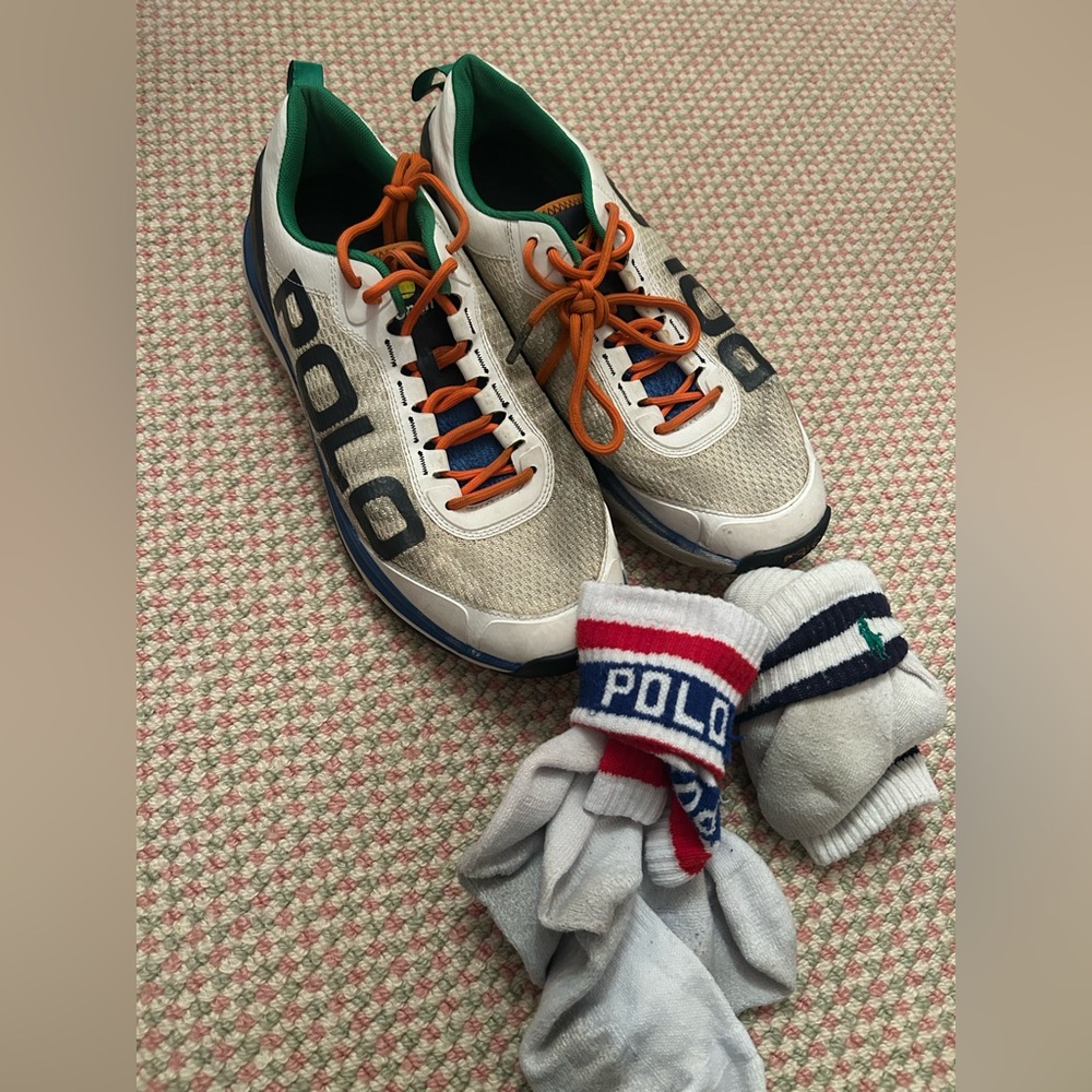 U.S. OPEN OFFICIAL BALL BOY SHOES Ralph Lauren official sneakers men’s size 11.5